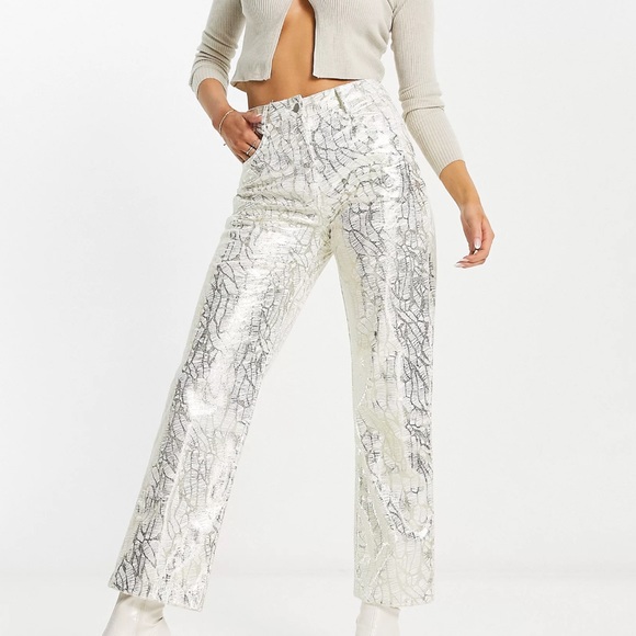 AmyLynn Lupe Metallic Pants - Picture 1 of 8